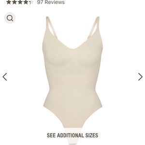 Skims SEAMLESS SCULPT THONG BODYSUIT Sand 2x/3x